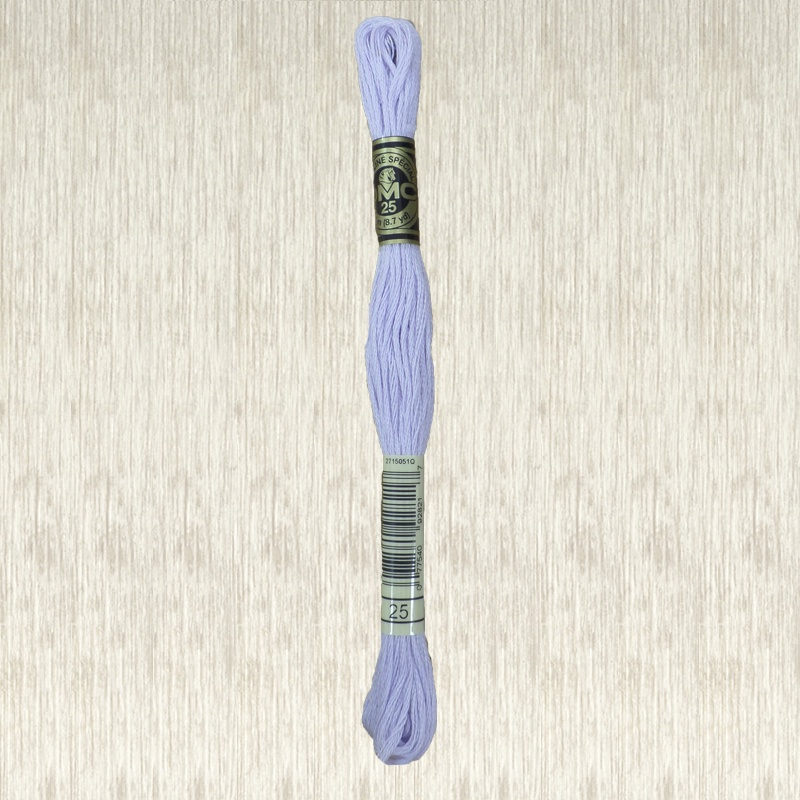 DMC Stranded Cotton 0025 Ultra Light Lavender