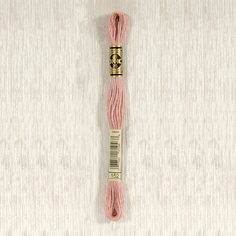 DMC Stranded Cotton 0152 Medium Light Shell Pink