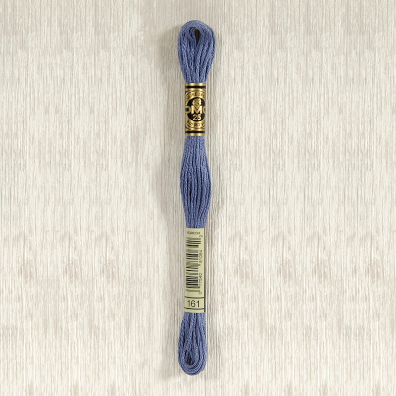 DMC Stranded Cotton 0161 Gray Blue