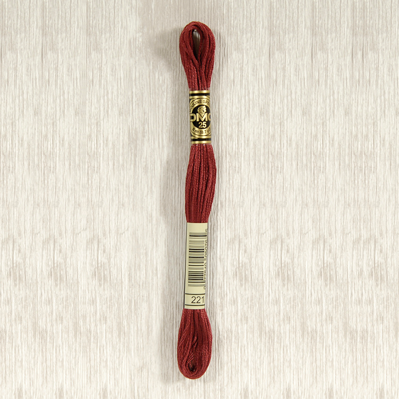 DMC Stranded Cotton 0221 Very Dark Shell Pink