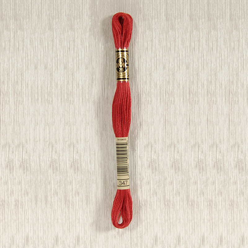 DMC Stranded Cotton 0347 Very Dark Salmon