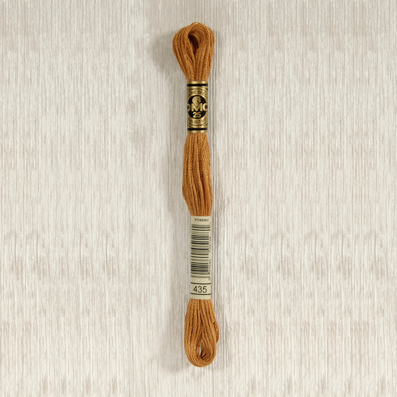 DMC Stranded Cotton 0435 Very Light Brown