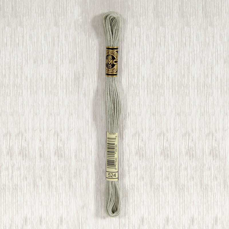 DMC Stranded Cotton 0524 Very Light Fern Green