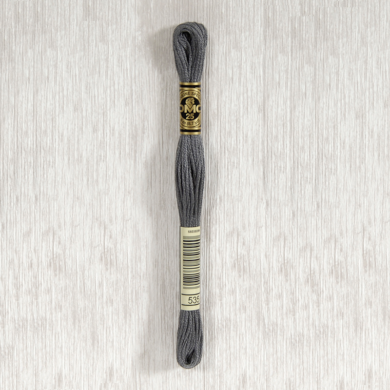 DMC Stranded Cotton 0535 Very Light Ash Gray