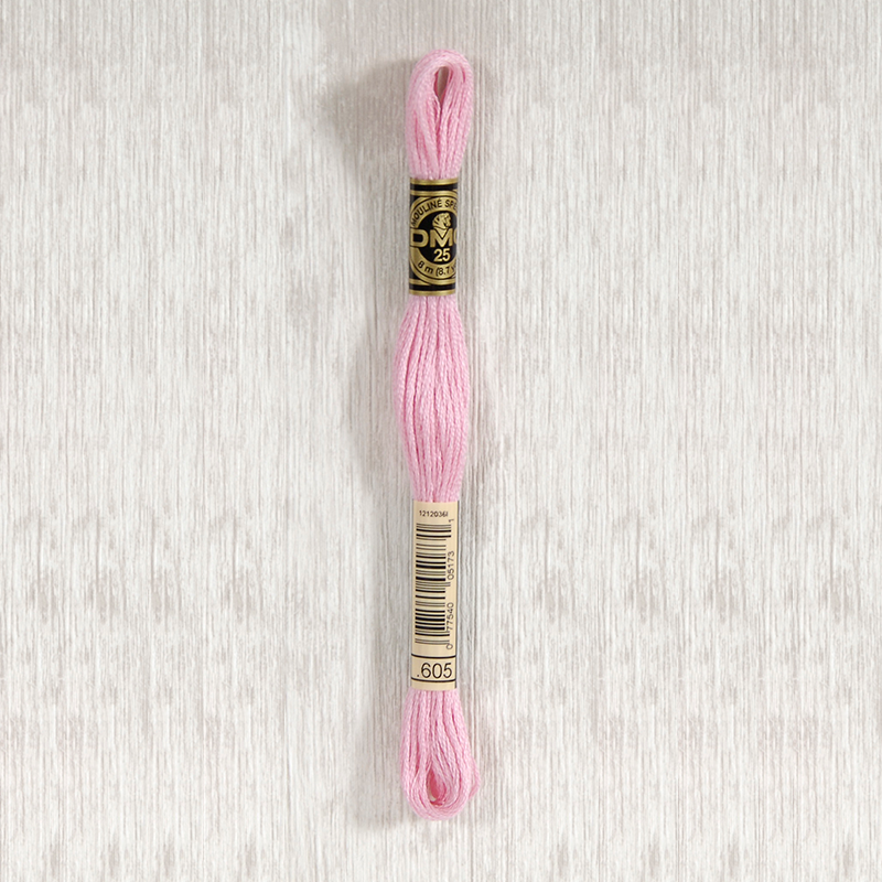 DMC Stranded Cotton 0605 Very Light Cranberry