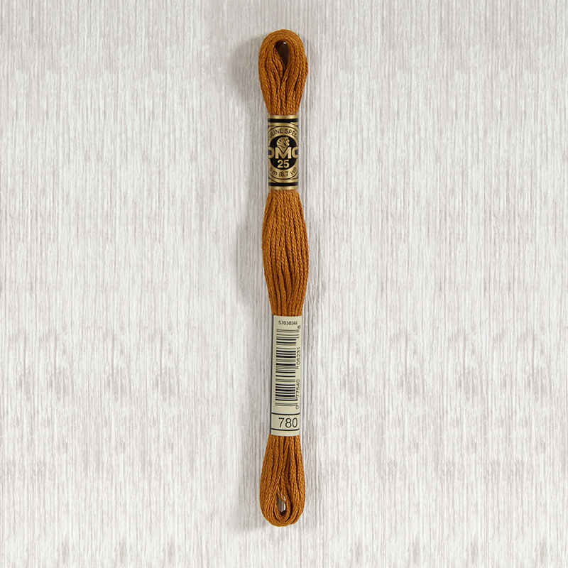 DMC Stranded Cotton 0780 Ultra Very Dark Topaz