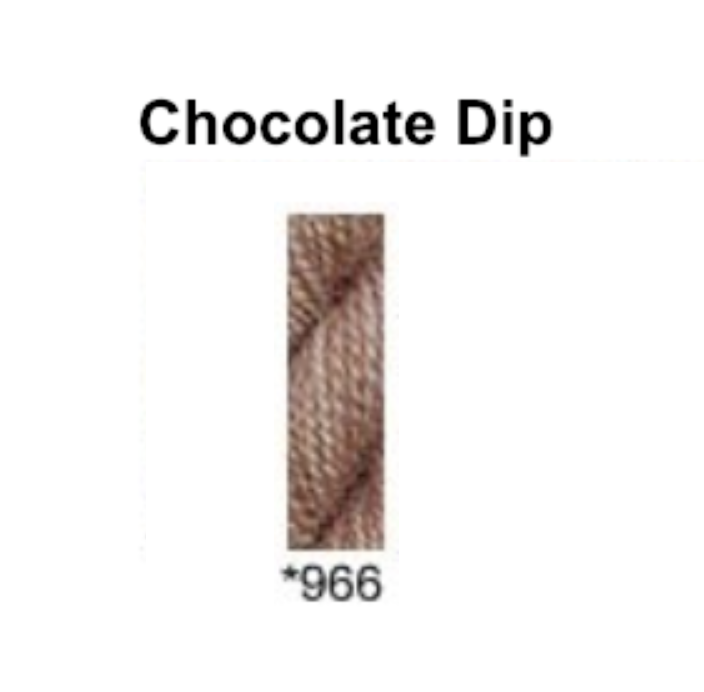 Gumnut Threads Daisies 966 Chocolate Dip