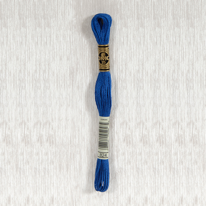 DMC Stranded Cotton 0824 Very Dark Blue