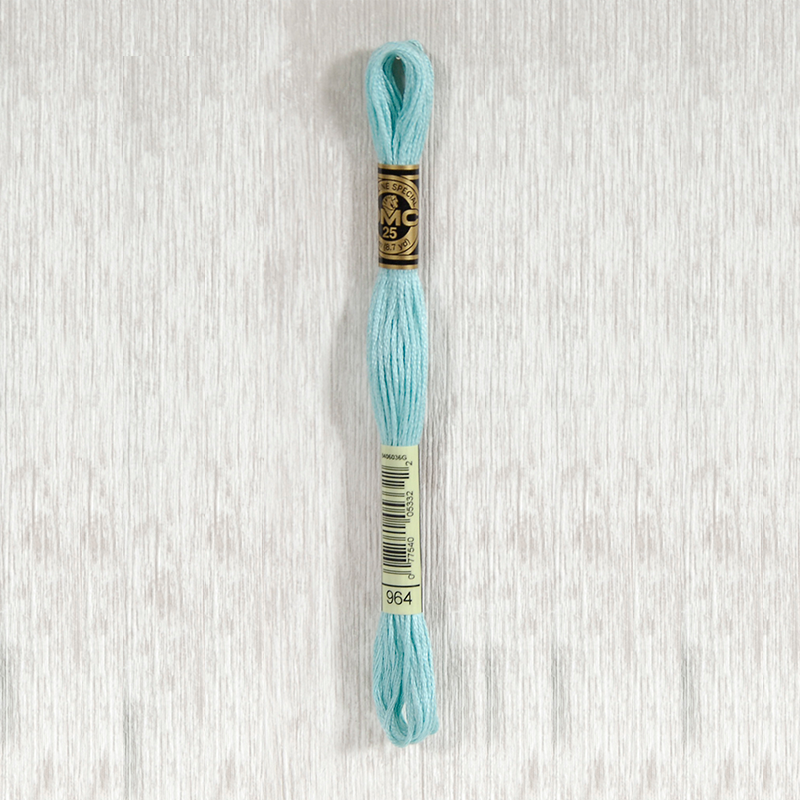 DMC Stranded Cotton 0964 Light Seagreen