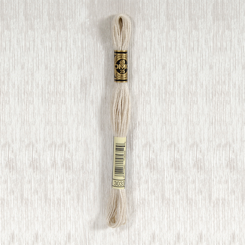 DMC Stranded Cotton 3033 Very Light Mocha Brown