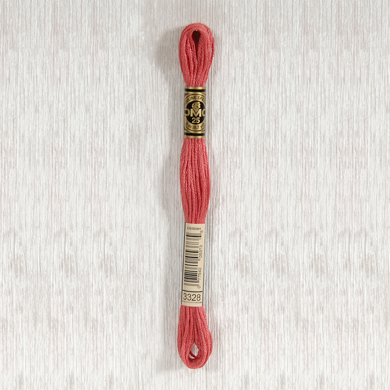 DMC Stranded Cotton 3328 Dark Salmon