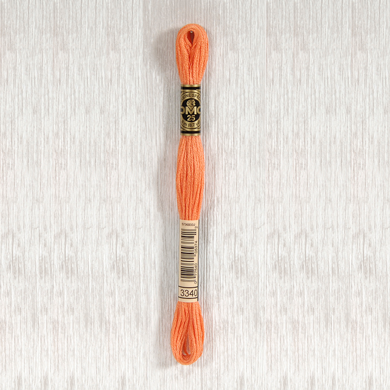 DMC Stranded Cotton 3340 Medium Apricot