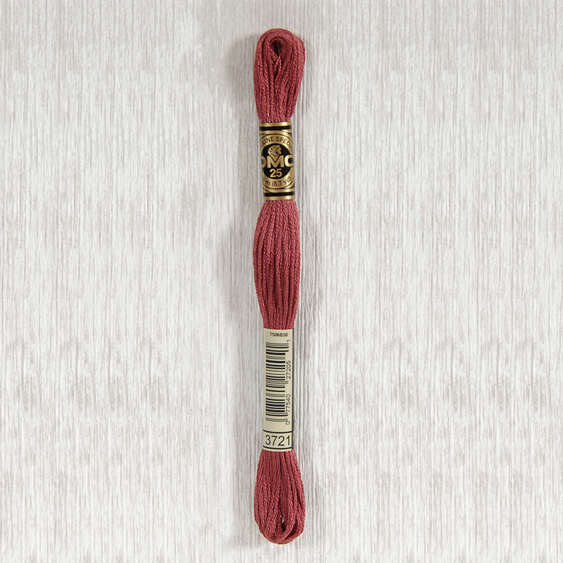 DMC Stranded Cotton 3721 Dark Shell Pink