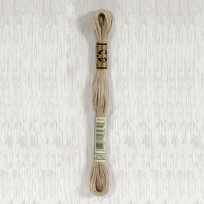 DMC Stranded Cotton 3782 Light Mocha Brown