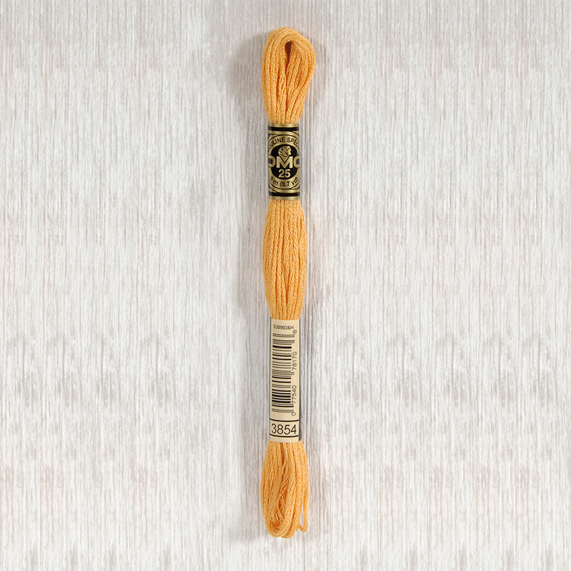 DMC Stranded Cotton 3854 Medium Autumn Gold