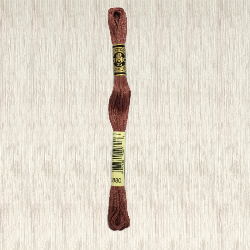 DMC Stranded Cotton 3880 Medium Very Dark Shell Pink