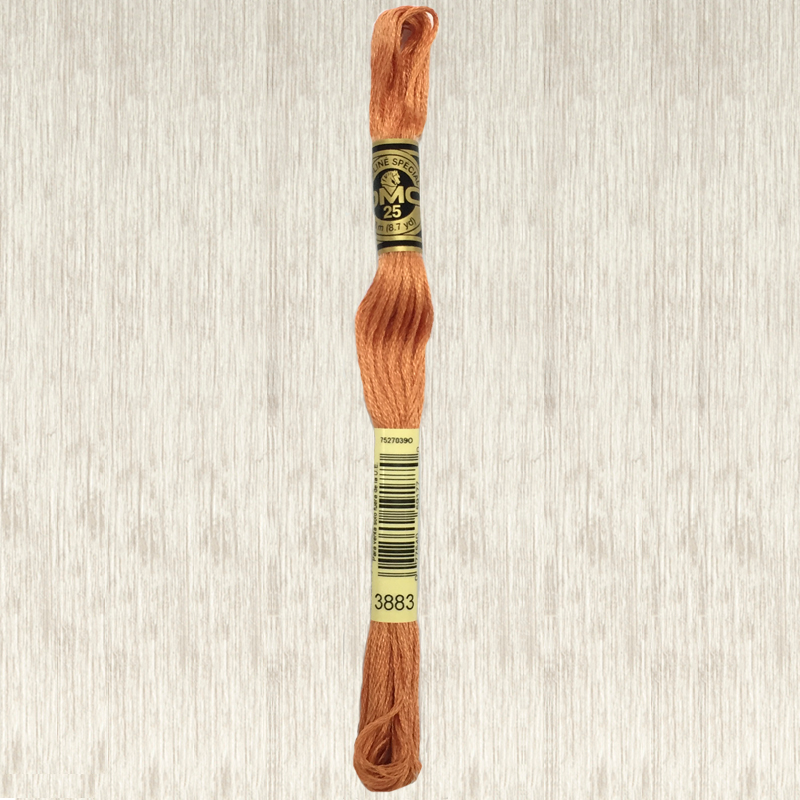DMC Stranded Cotton 3883 Medium Light Copper