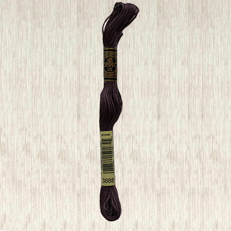 DMC Stranded Cotton 3888 Medium Dark Antique Violet