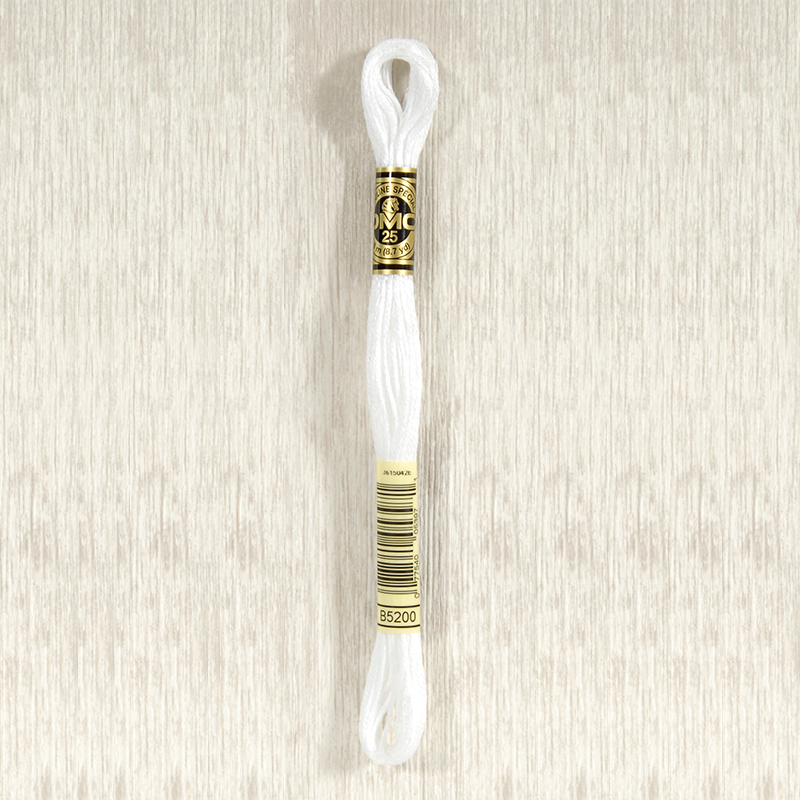 DMC Stranded Cotton B5200 Snow White