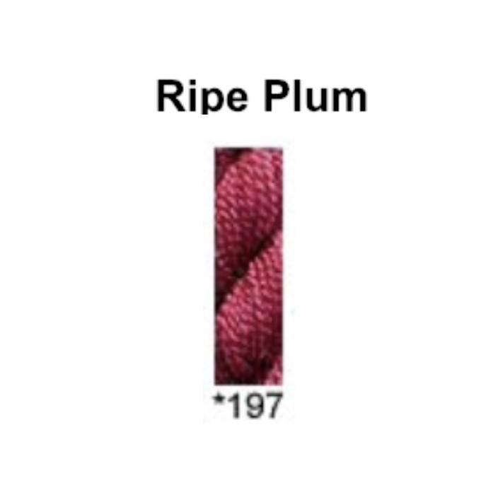 Gumnut Threads Poppies 197 Ripe Plum