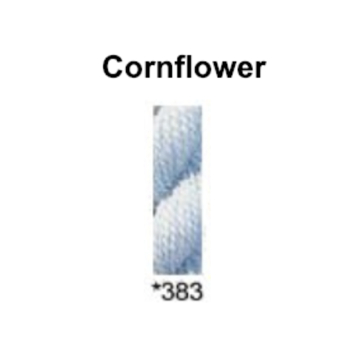 Gumnut Threads Poppies 383 Cornflower