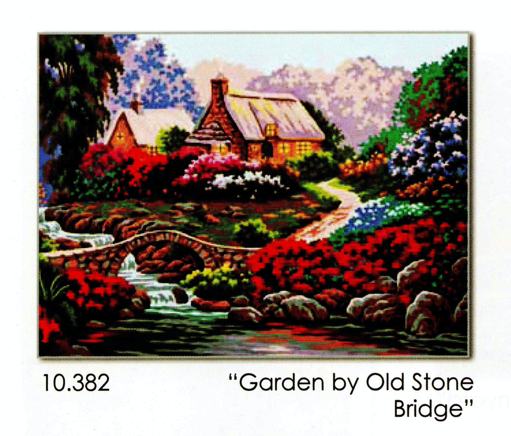 Grafitec 10.382 Garden by Old Stone Bridge