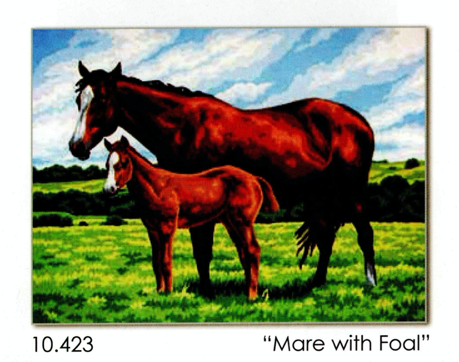 Grafitec 10.423 Mare with Foal