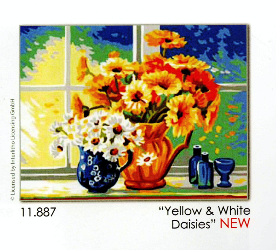 Grafitec 11.887 Yellow and White Daisies
