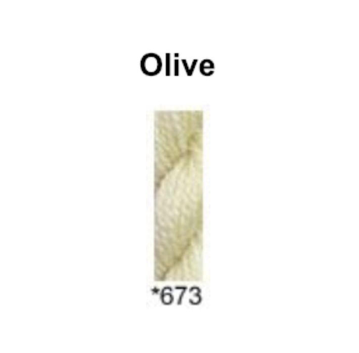 Gumnut Threads Poppies 673 Olive