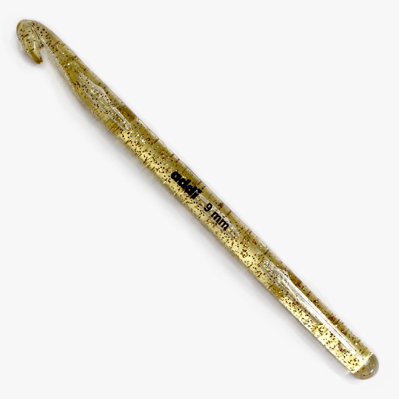 Addi Plastic Crochet Hook size 9
