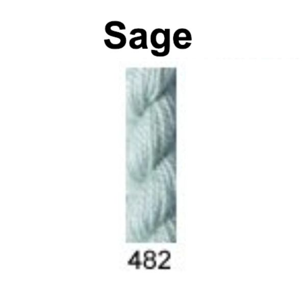 Gumnut Threads Stars 482 Sage