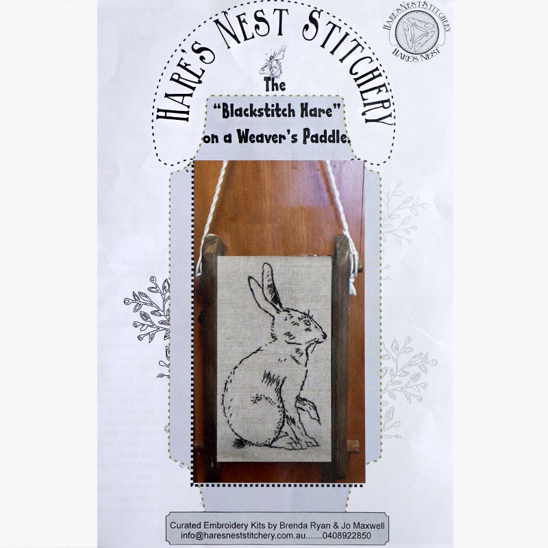 Hare's Nest Stitchery The Blackstitch Hare