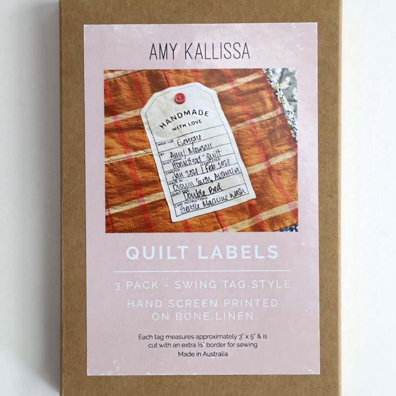 Amy Kallissa Swing Tag Quilt Labels