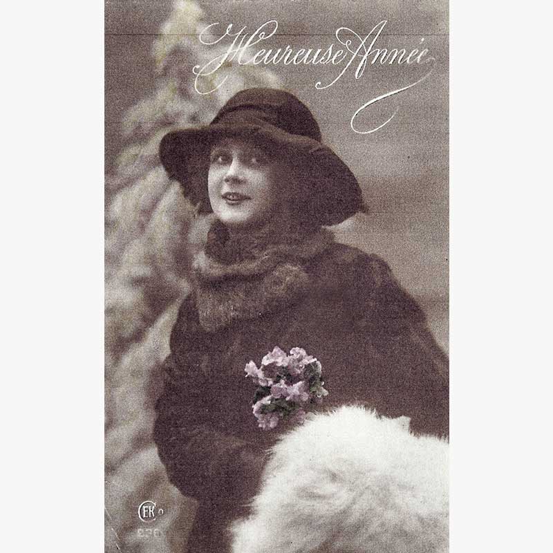 Maytime Heureuse Annee Silk Print