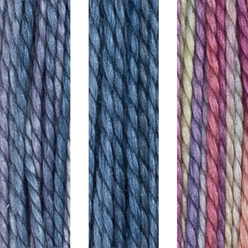 House of Embroidery Perle 12 01 A,B,C True Blue