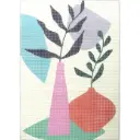 DMC Printed Canvas C2303 Abstract Vase