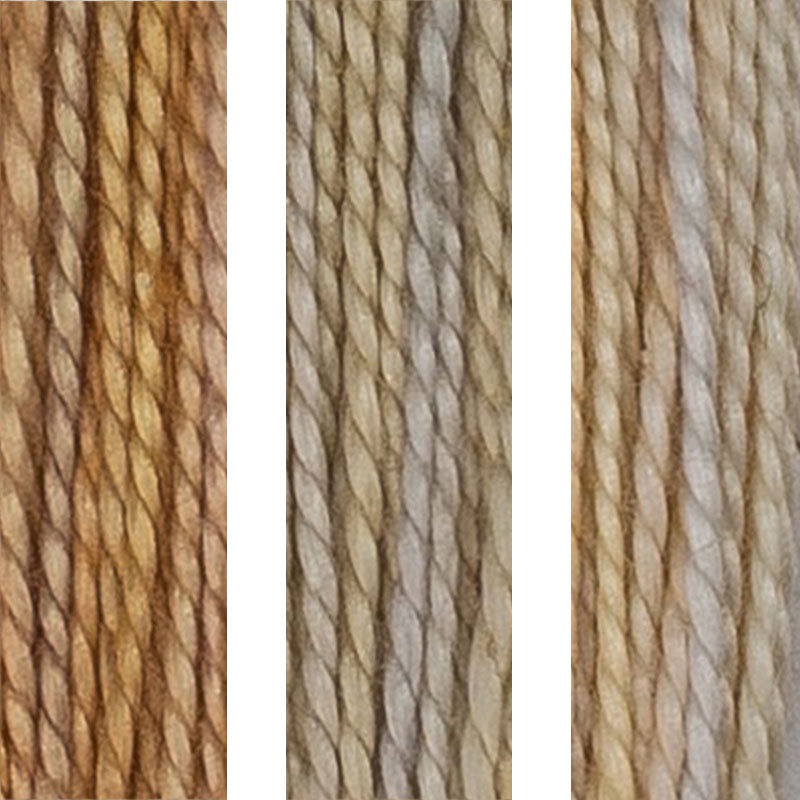 House of Embroidery Perle 12 42 A,B,C Desert Sands