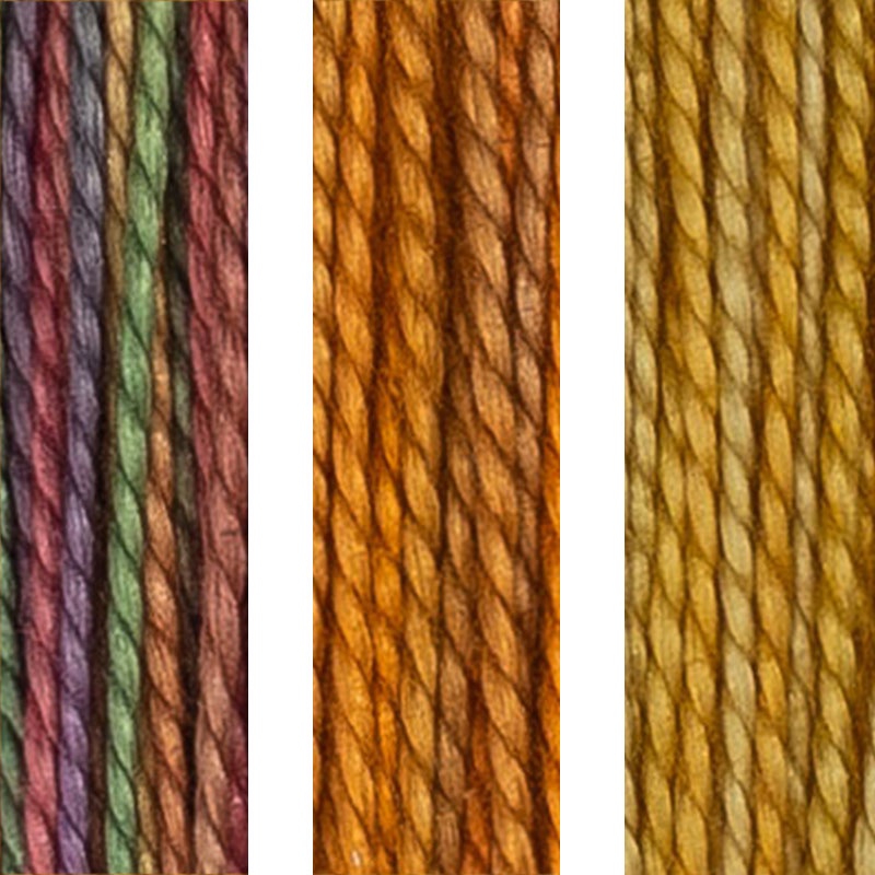 House of Embroidery Perle 12 46 A,B,C Brass