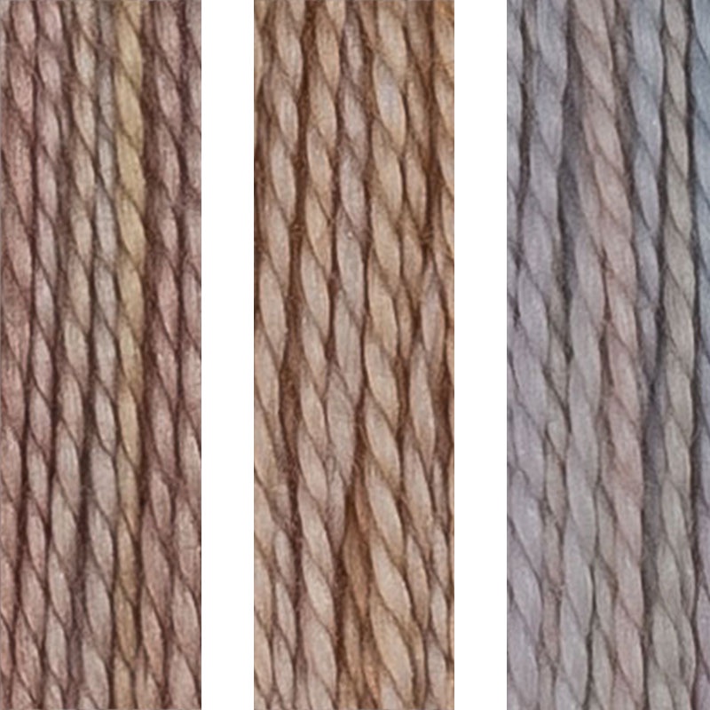 House of Embroidery Perle 12 74 A,B,C Ash