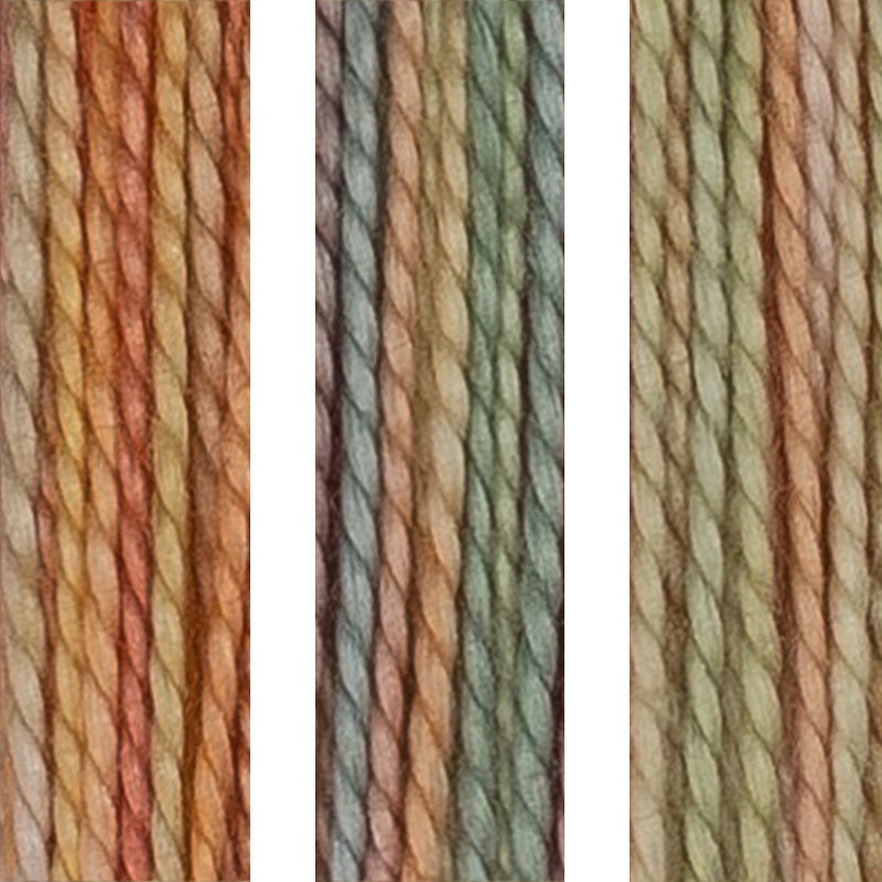 House of Embroidery Perle 12 76 A,B,C Nasturtium