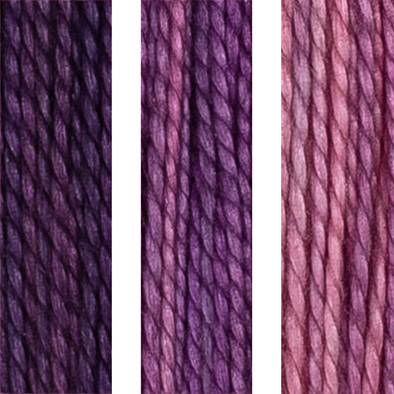 House of Embroidery Perle 12 80 A,B,C Larkspur