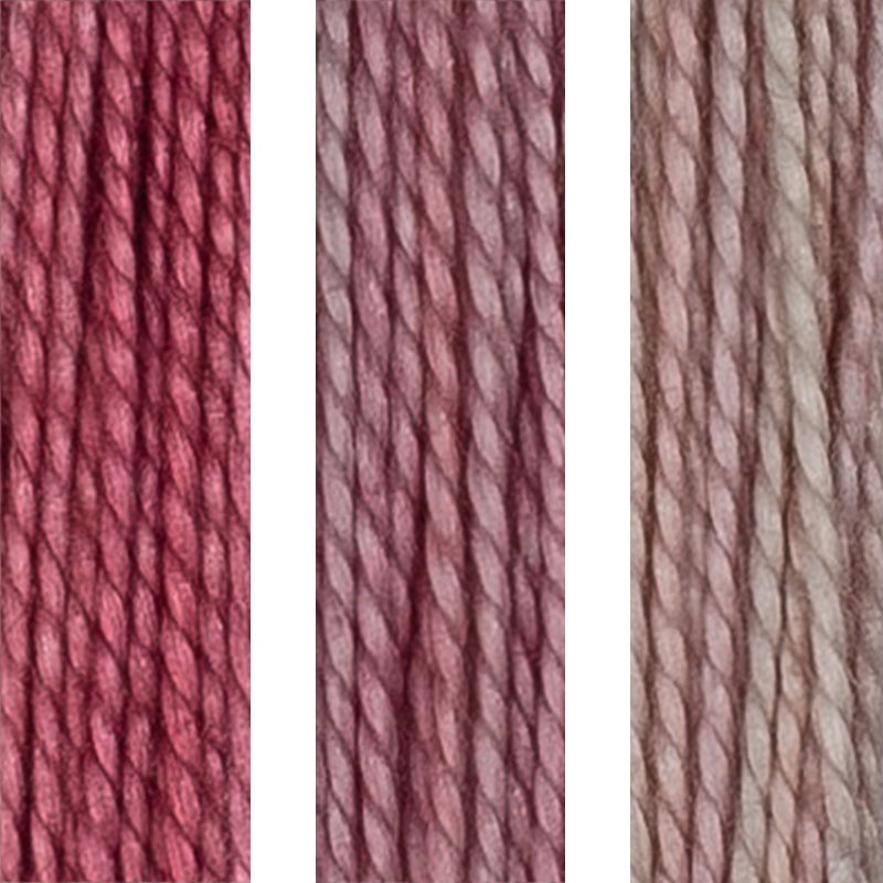 House of Embroidery Perle 12 81 A,B,C Clarkia