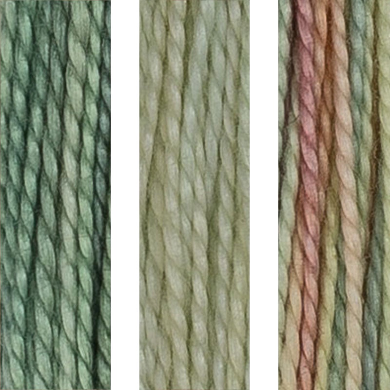 House of Embroidery Perle 12 97 A,B,C Honeysuckle