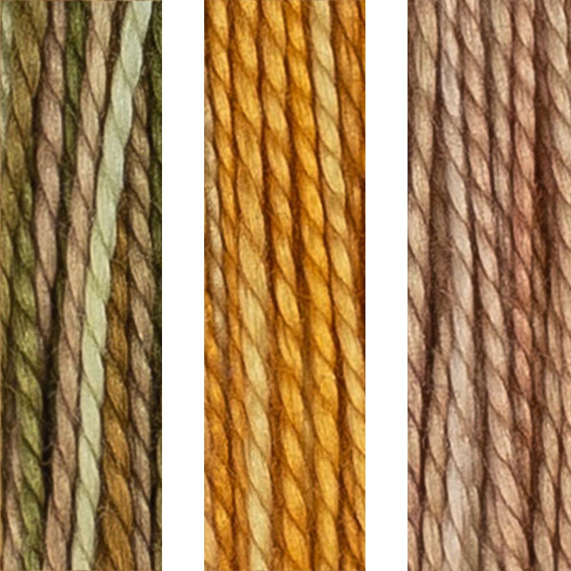 House of Embroidery Perle 8 10 A,B,C Oak