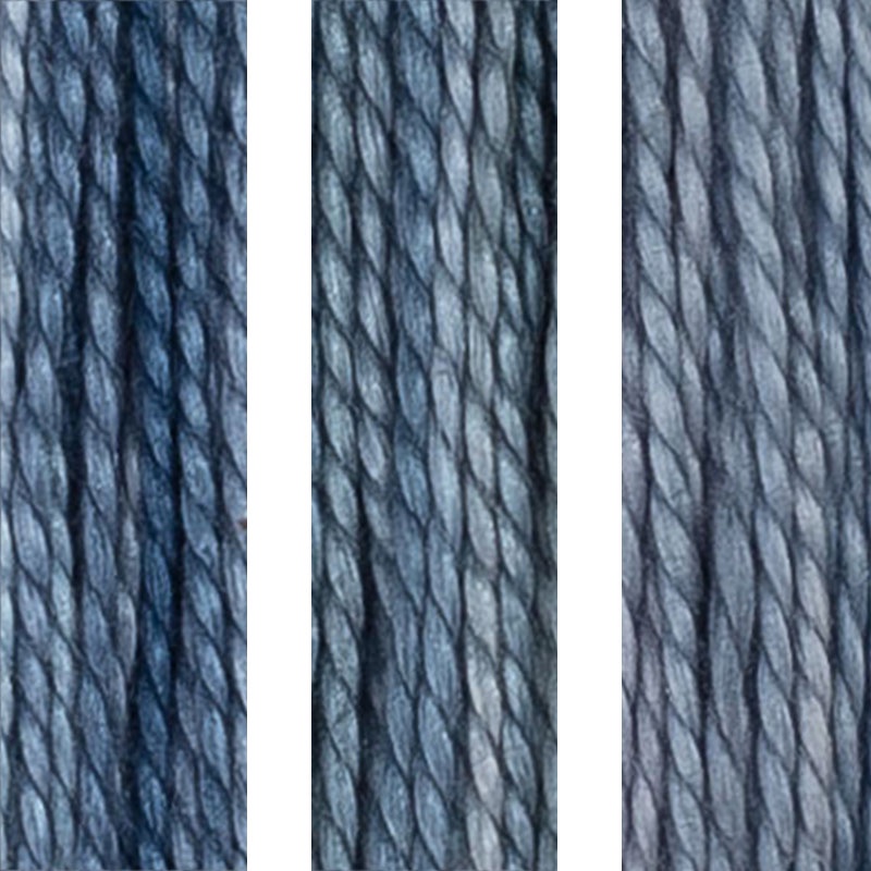 House of Embroidery Perle 8 21 A,B,C Forget-Me-Not