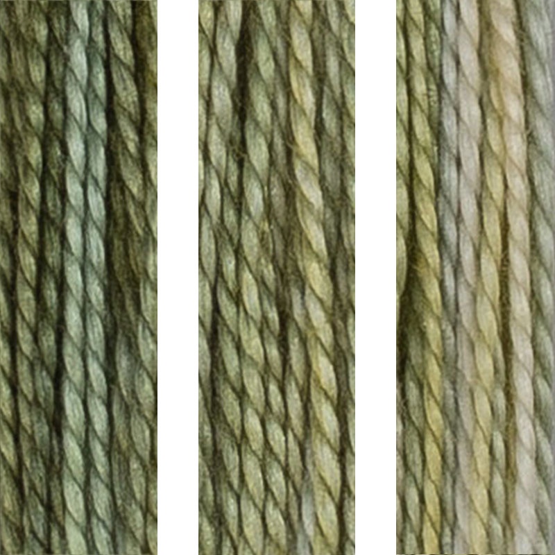 House of Embroidery Perle 8 25 A,B,C Lemon and Lime