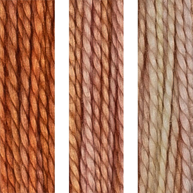 House of Embroidery Perle 8 37 A,B,C Coppertone