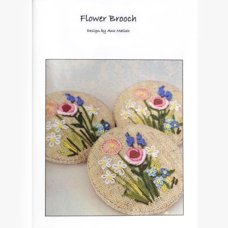 Ana Mallah Flower Brooch kit