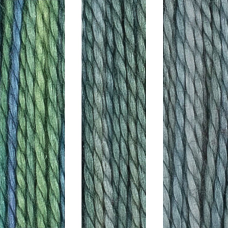 House of Embroidery Perle 8 73 A,B,C The Ocean