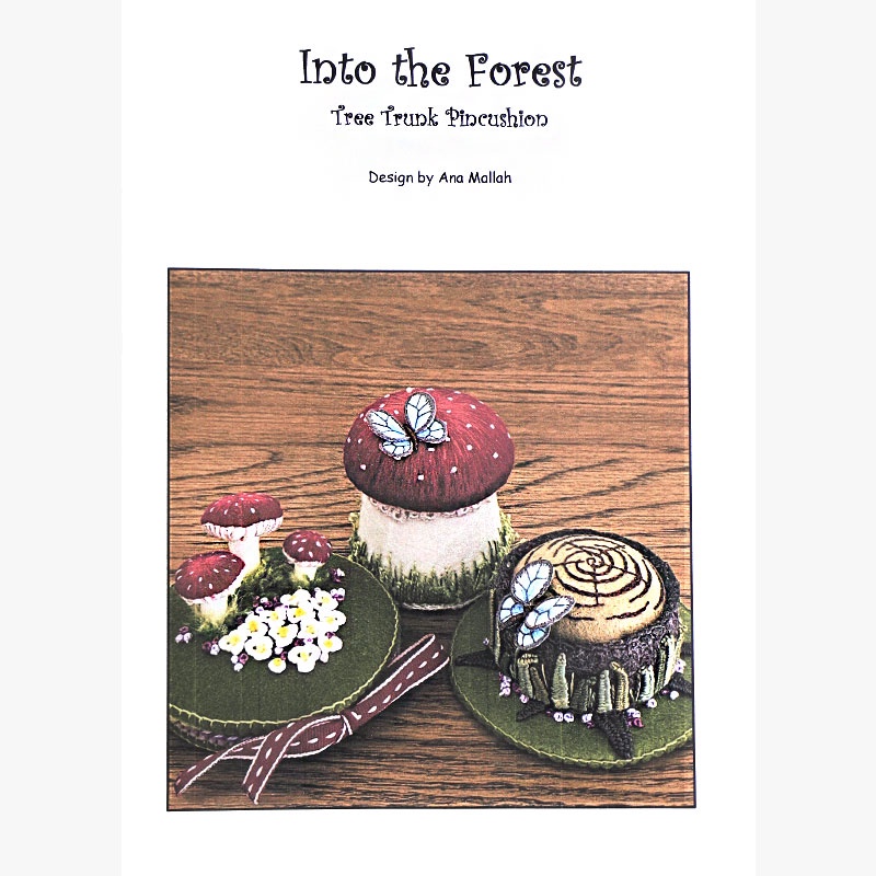 Ana Mallah Into the Forest Tree Trunk Pincushion